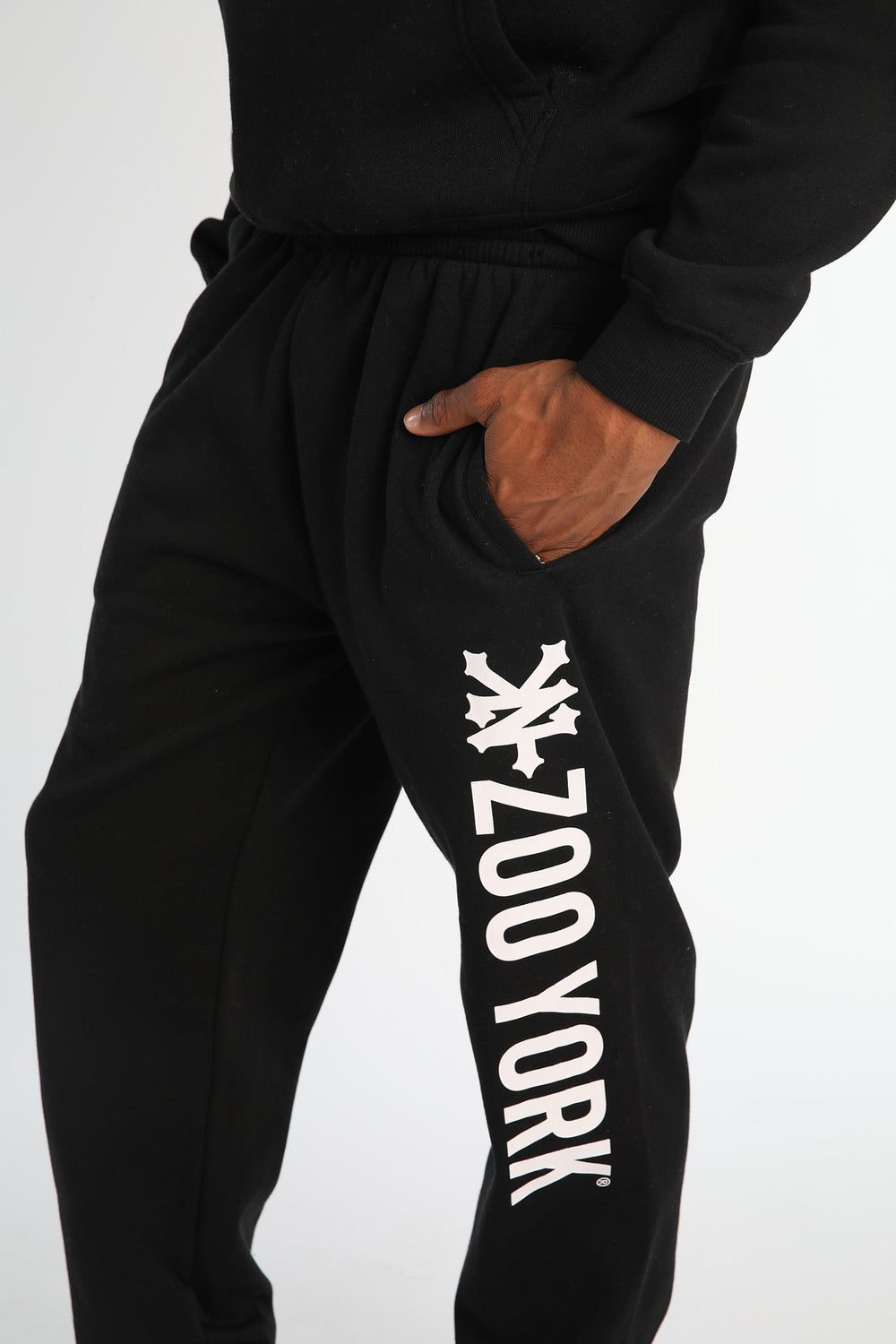 Jogger en molleton imprimé logo Zoo York Jogger en molleton imprimé logo Zoo York