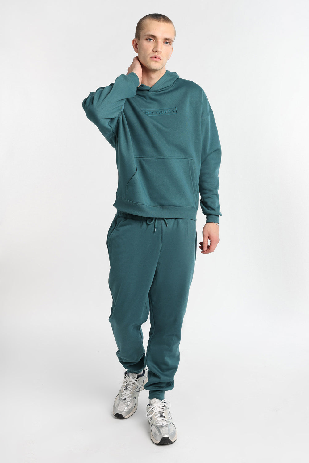 Jogger en molleton à logo ton sur ton Zoo York Jogger en molleton à logo ton sur ton Zoo York - West49