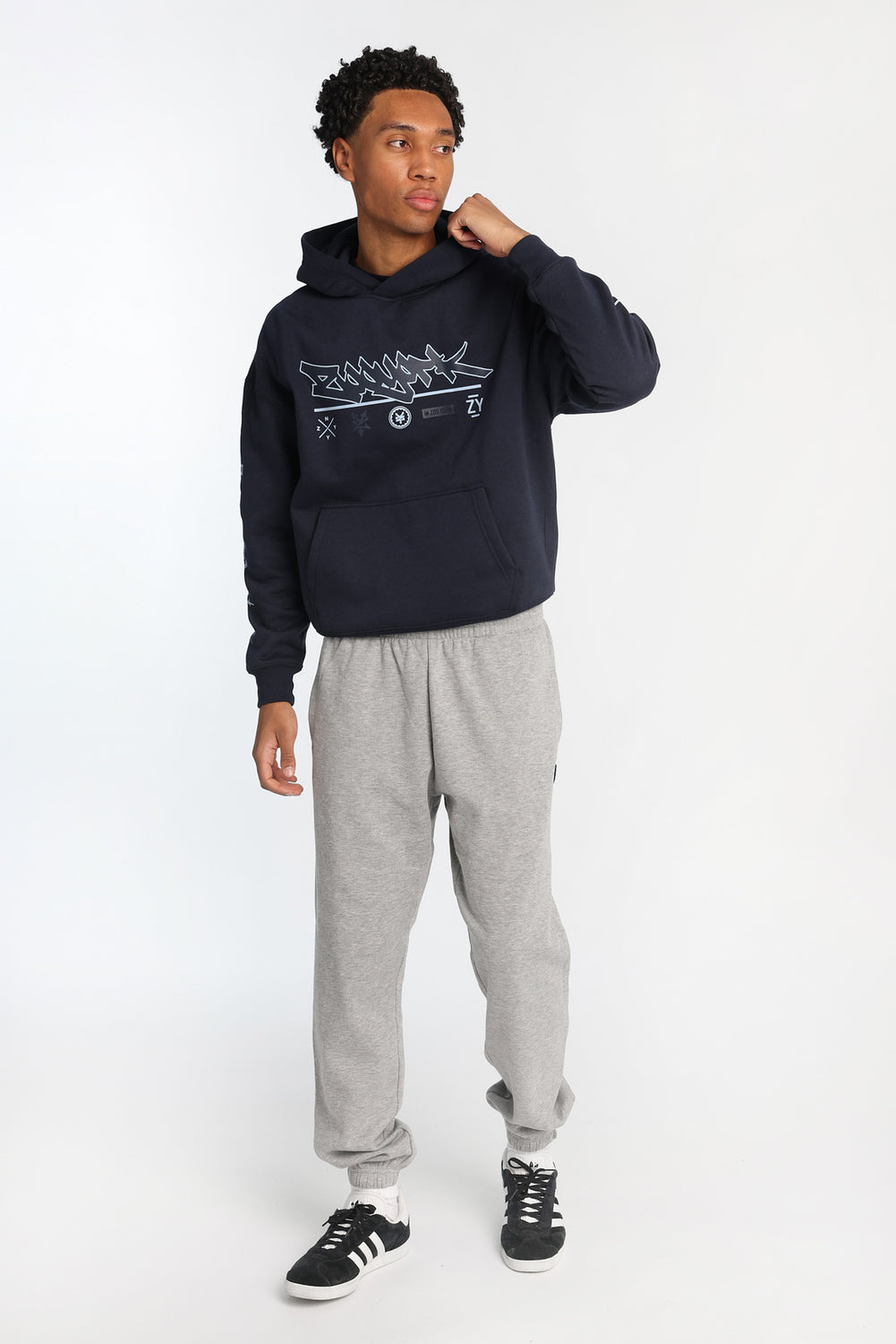 Jogger en molleton logo brodé Zoo York Jogger en molleton logo brodé Zoo York