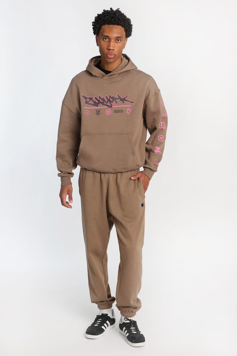 Jogger en molleton logo brodé Zoo York Jogger en molleton logo brodé Zoo York - West49