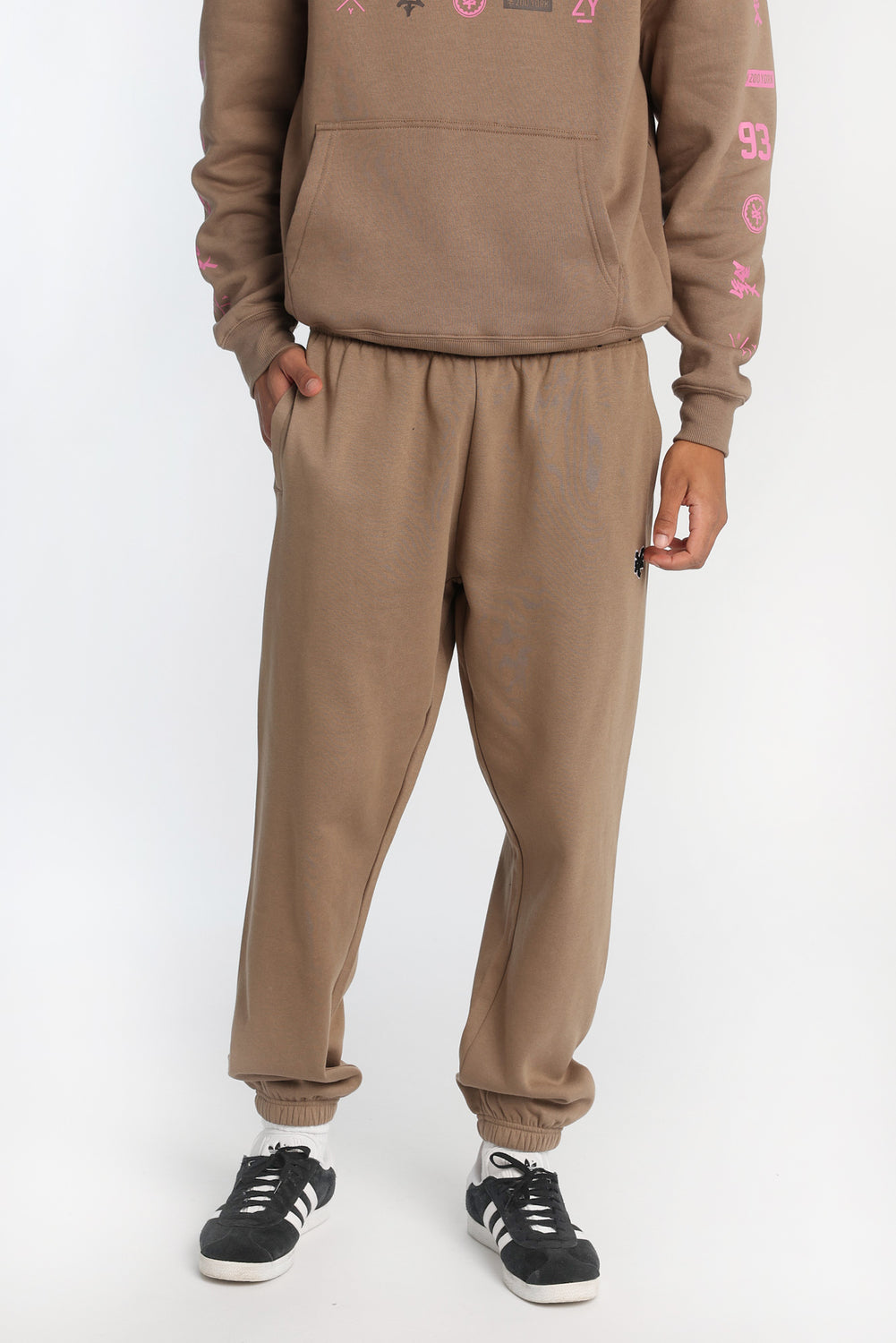 Jogger en molleton logo brodé Zoo York Jogger en molleton logo brodé Zoo York - West49