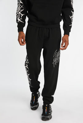 Arsenic Gothic Print Sweatpants