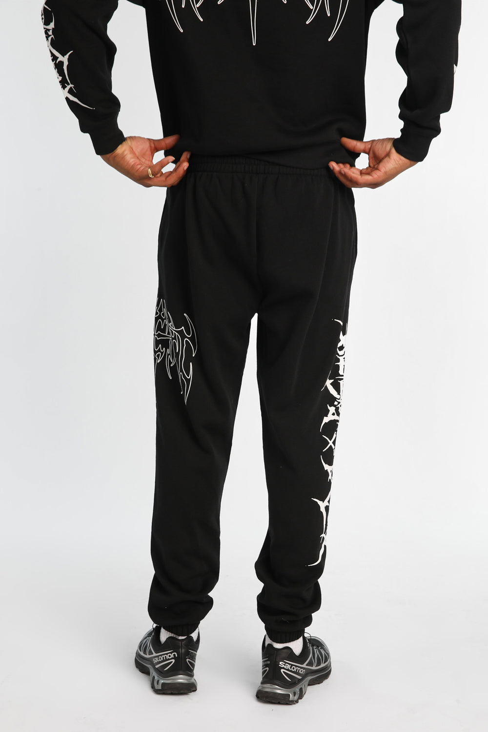 Jogger en molleton imprimé gothique Arsenic Jogger en molleton imprimé gothique Arsenic