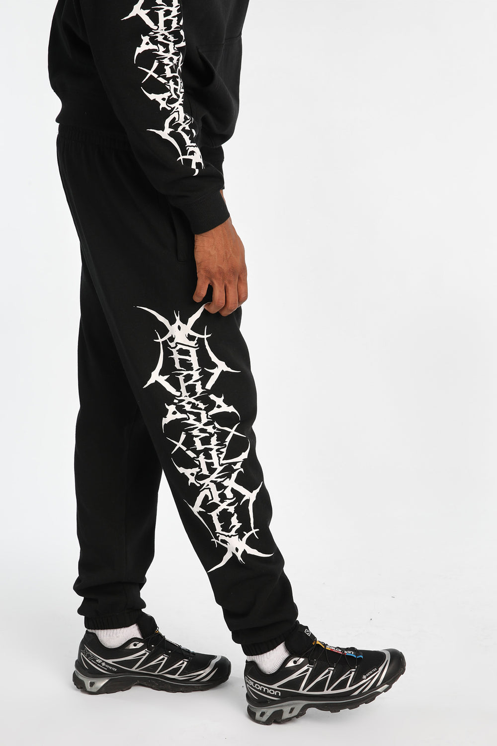 Jogger en molleton imprimé gothique Arsenic Jogger en molleton imprimé gothique Arsenic