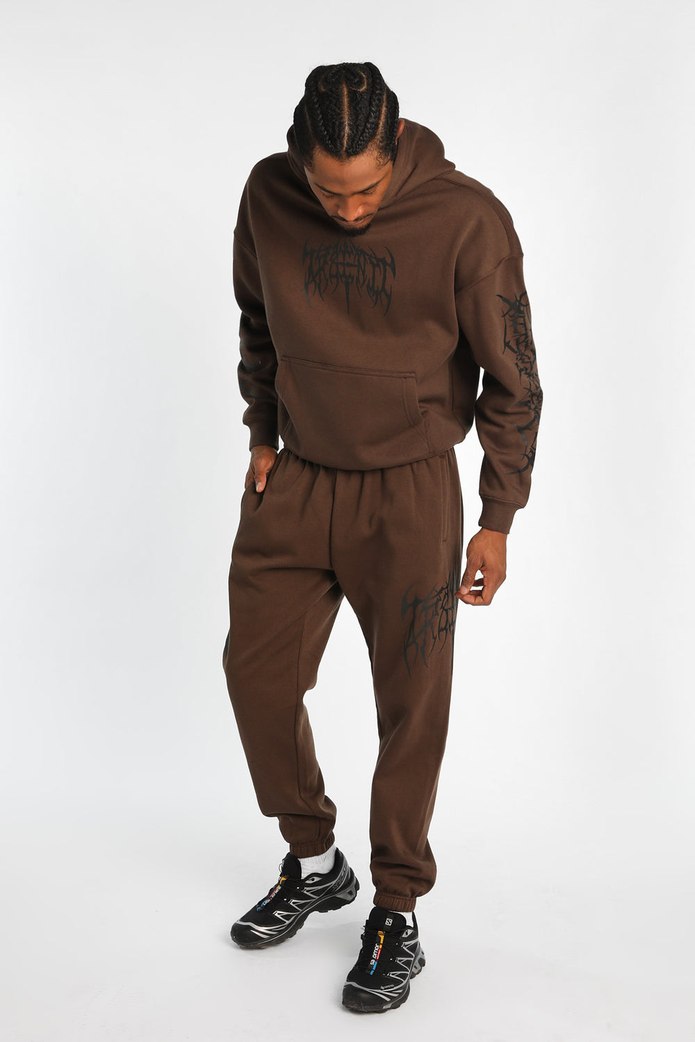 Jogger en molleton imprimé gothique Arsenic Jogger en molleton imprimé gothique Arsenic