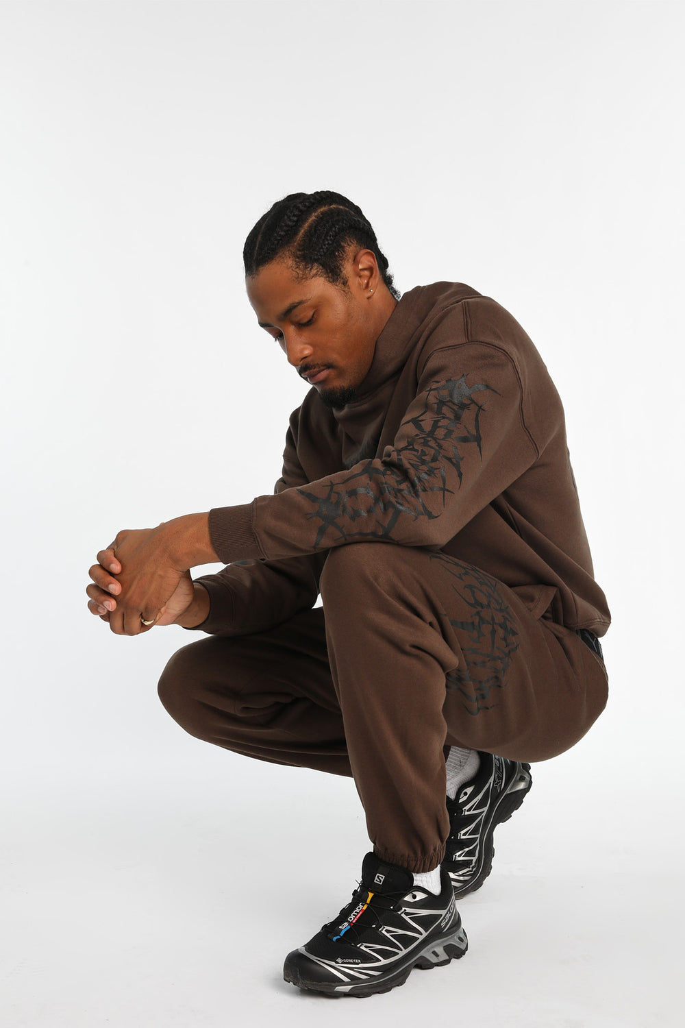 Jogger en molleton imprimé gothique Arsenic Jogger en molleton imprimé gothique Arsenic