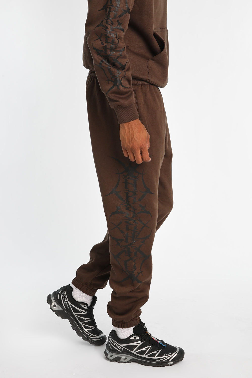 Jogger en molleton imprimé gothique Arsenic Jogger en molleton imprimé gothique Arsenic