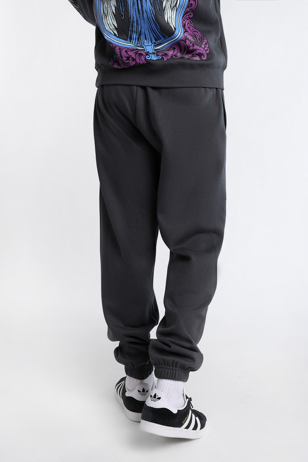 Jogger en molleton imprimé logo gothique Arsenic Jogger en molleton imprimé logo gothique Arsenic