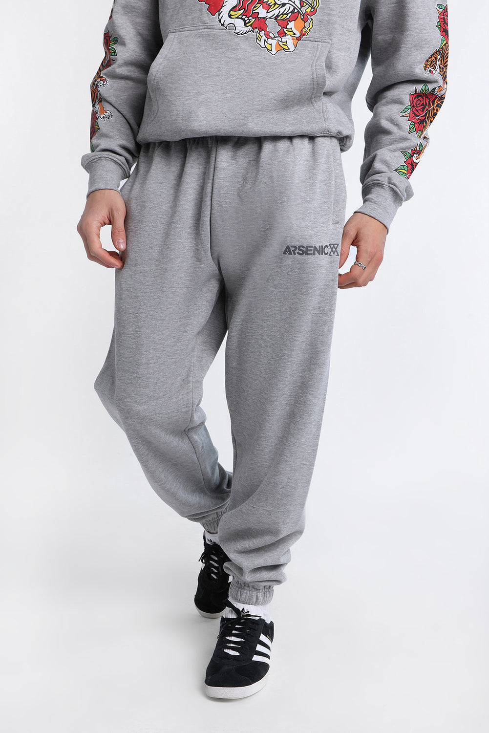 Jogger en molleton imprimé logo HD Arsenic Jogger en molleton imprimé logo HD Arsenic - West49