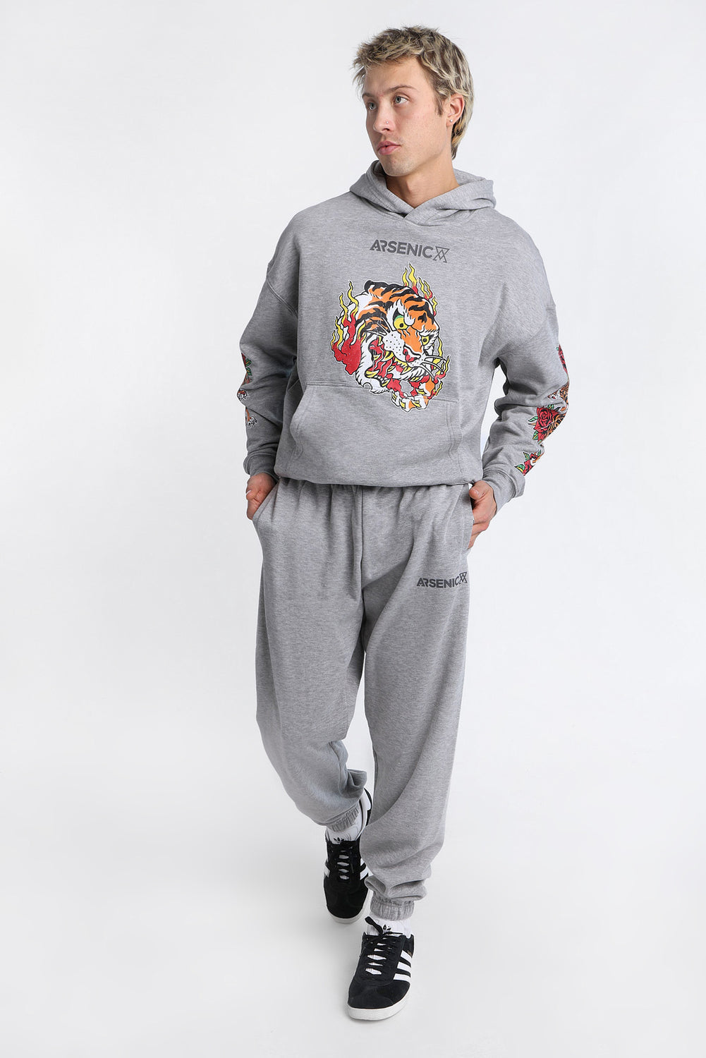 Jogger en molleton imprimé logo HD Arsenic Jogger en molleton imprimé logo HD Arsenic - West49