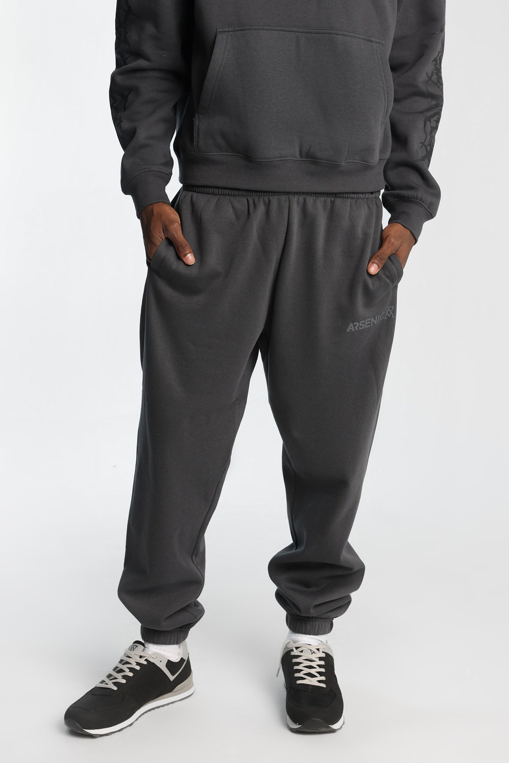 Jogger en molleton imprimé logo HD Arsenic Jogger en molleton imprimé logo HD Arsenic