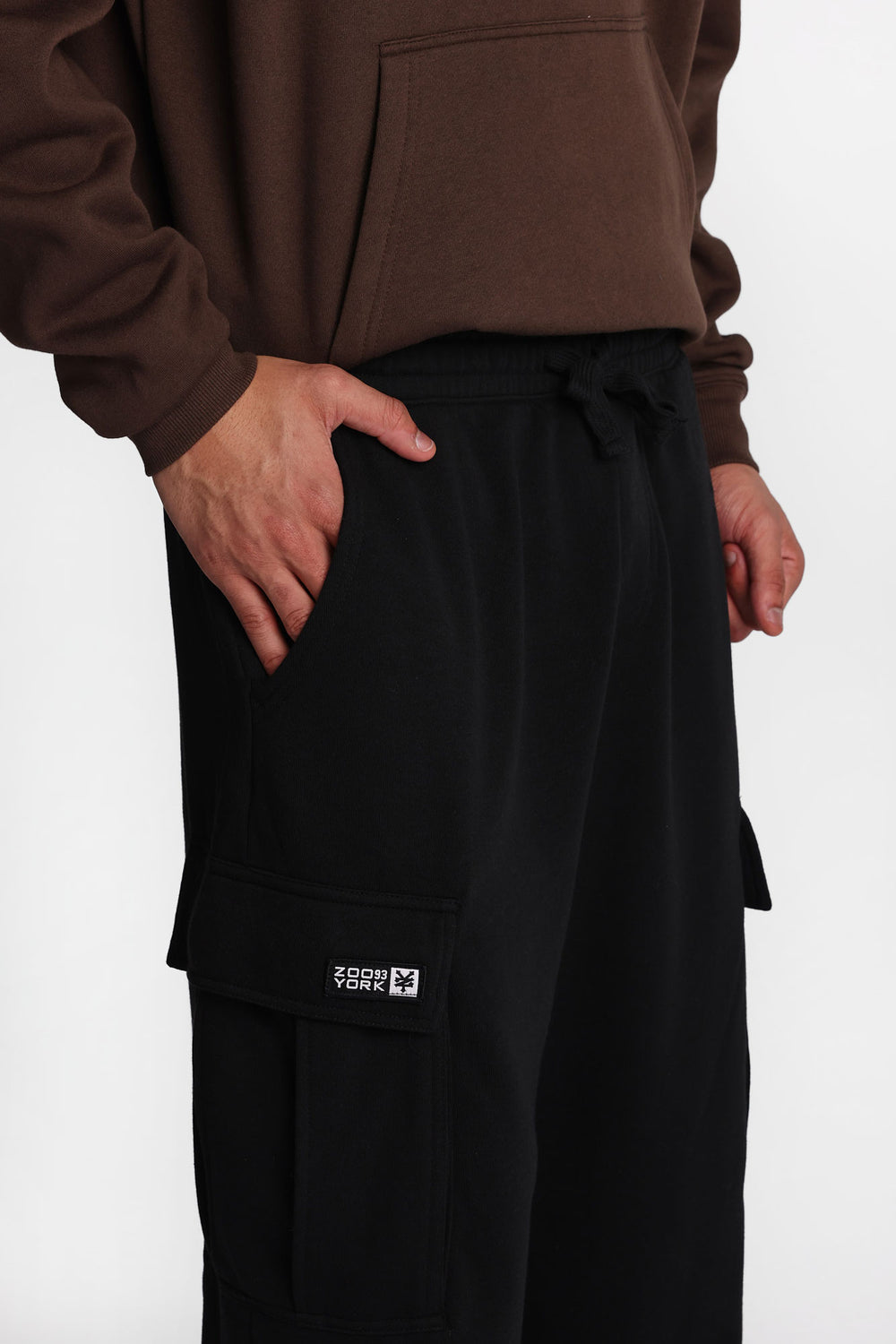 Pantalon de survêtement cargo super ample à jambe droite Zoo York Pantalon de survêtement cargo super ample à jambe droite Zoo York