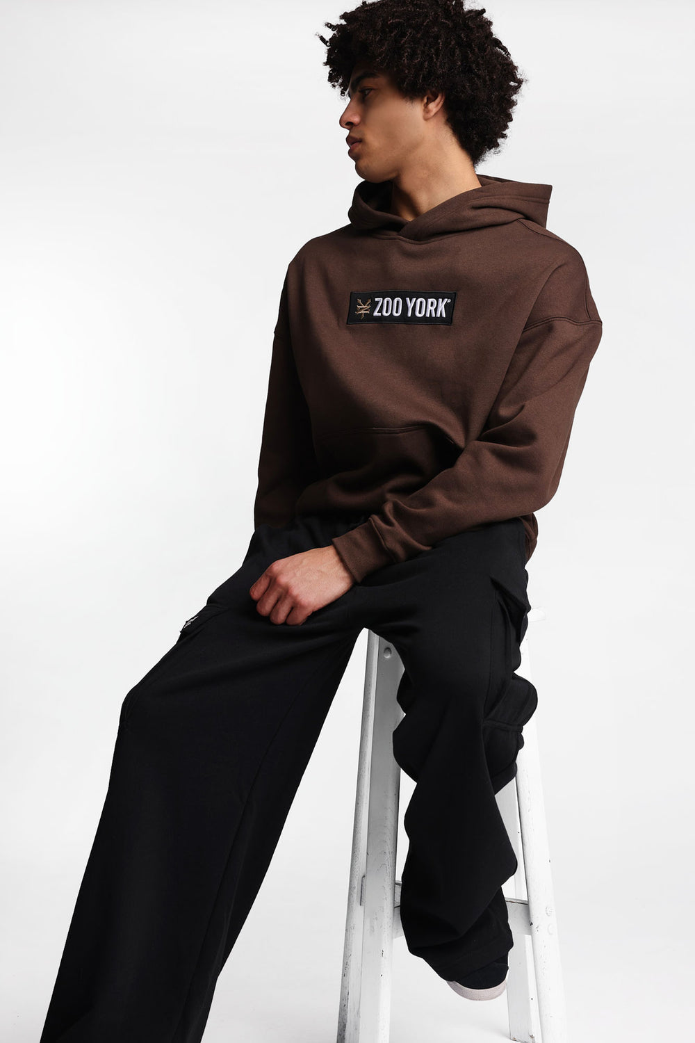 Pantalon de survêtement cargo super ample à jambe droite Zoo York Pantalon de survêtement cargo super ample à jambe droite Zoo York