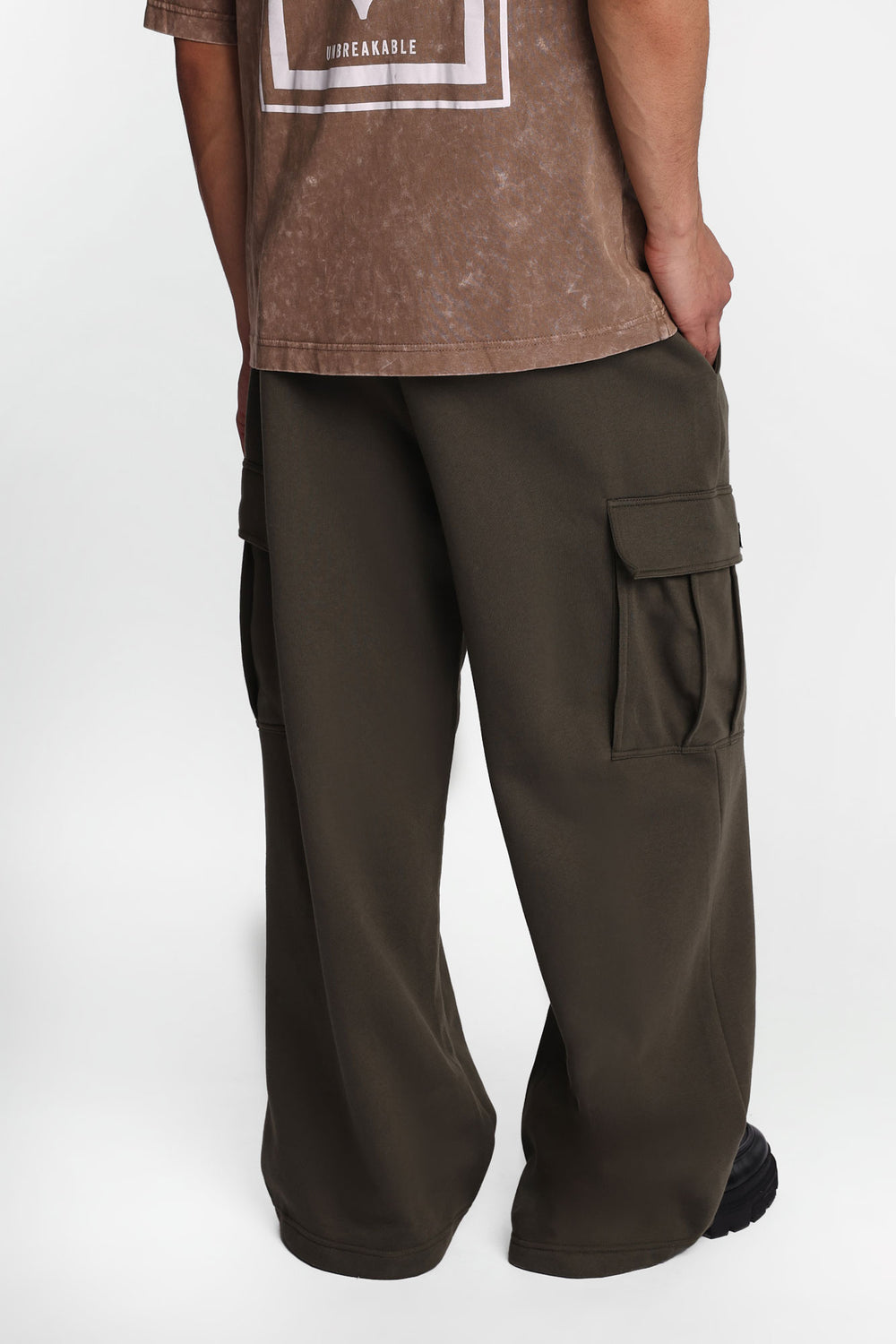 Pantalon de survêtement cargo super ample à jambe droite Zoo York Pantalon de survêtement cargo super ample à jambe droite Zoo York