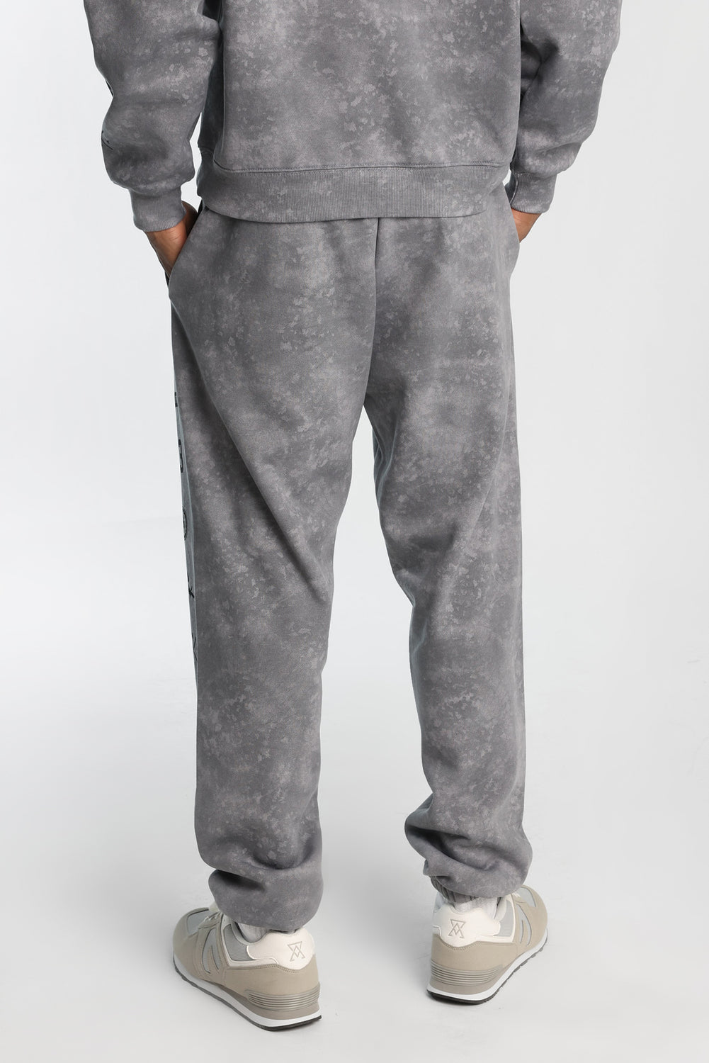Jogger en molleton imprimé délavé Zoo York Jogger en molleton imprimé délavé Zoo York