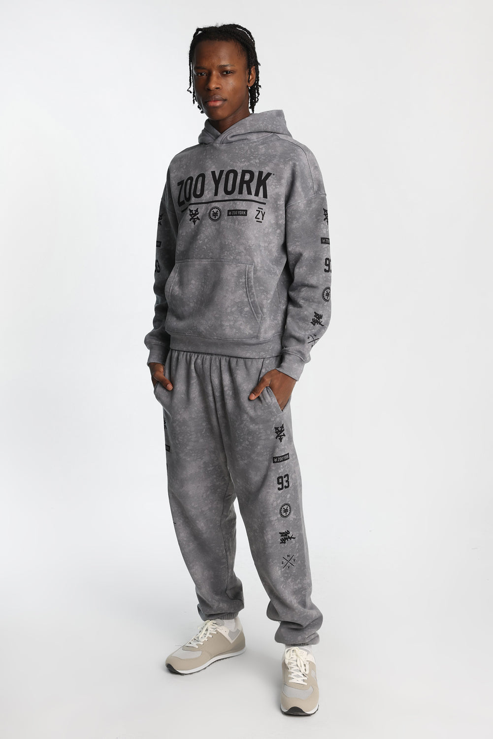 Zoo York Allover Washed Printed Sweatpants Zoo York Allover Washed Printed Sweatpants