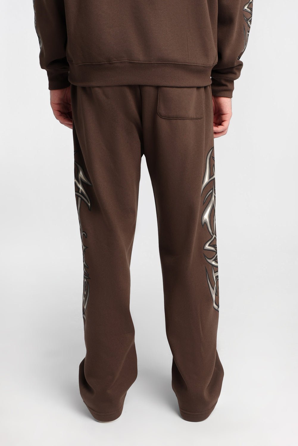 Arsenic Graphic Straight Leg Sweatpants Arsenic Graphic Straight Leg Sweatpants