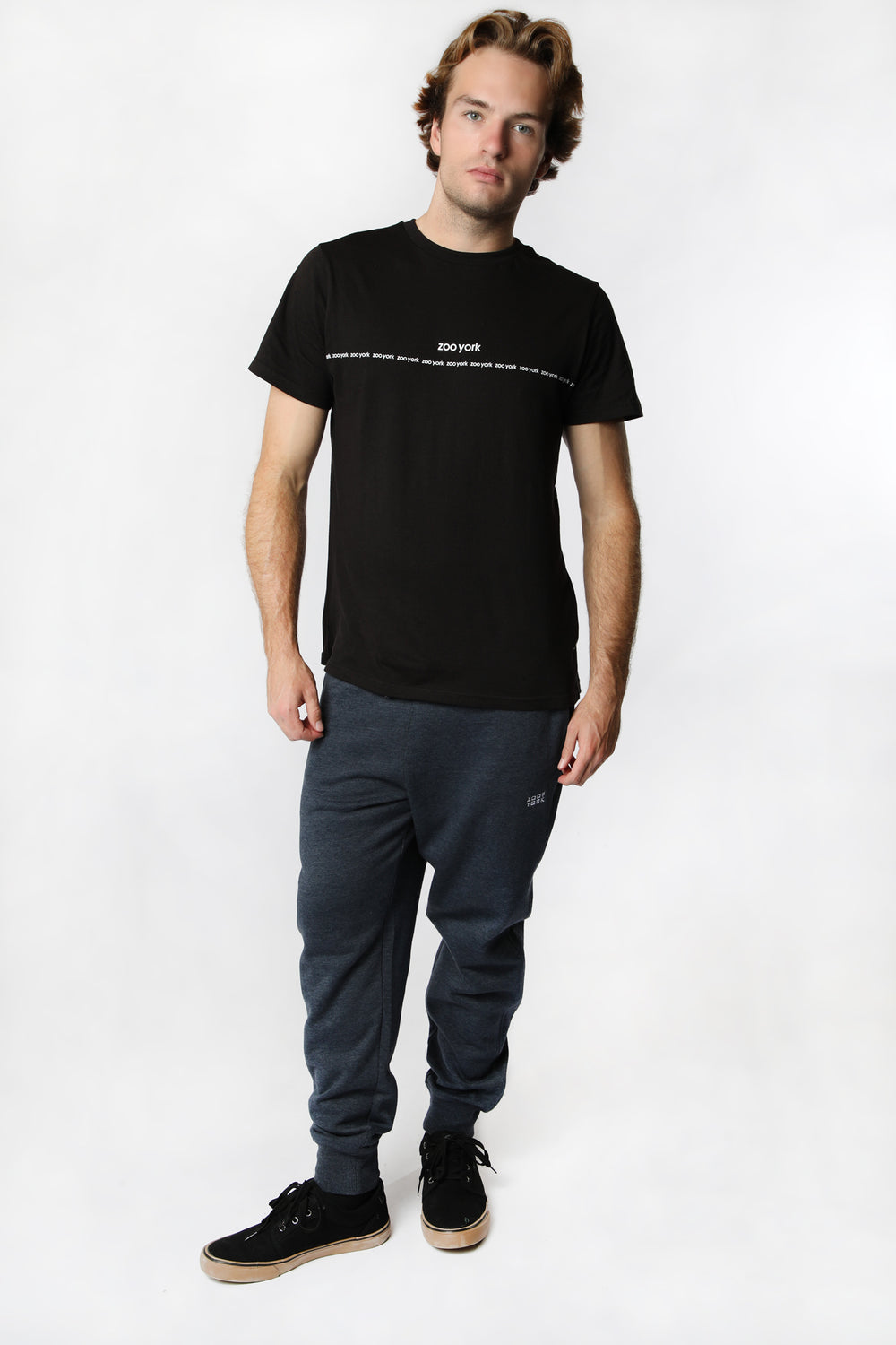 Jogger en Molleton Logo Brodé Zoo York Homme Jogger en Molleton Logo Brodé Zoo York Homme