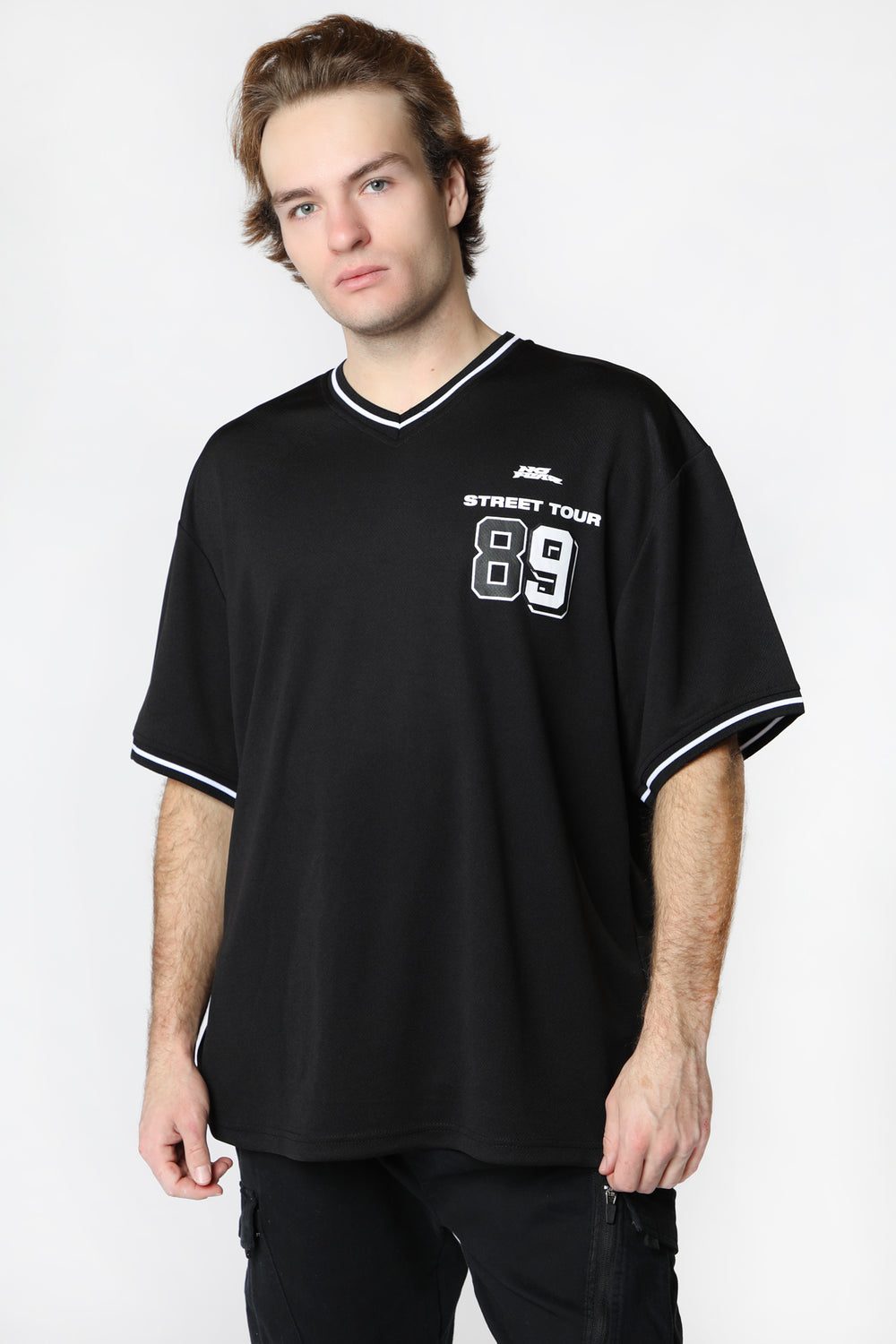 T shirt de online baseball homme