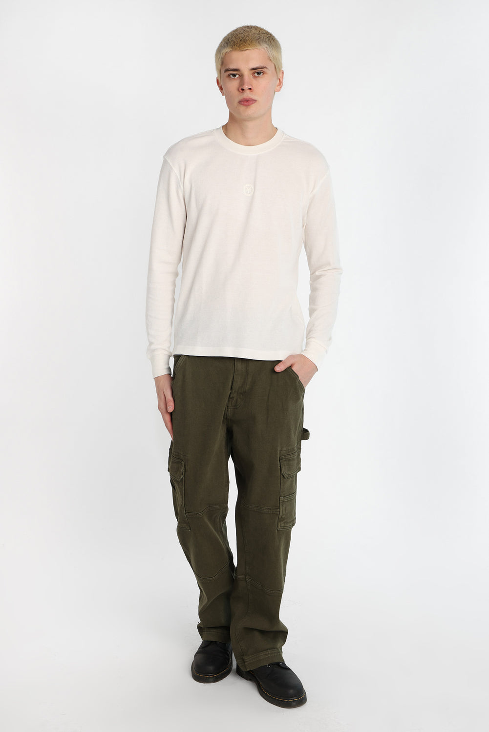 Zoo York Thermal Waffle Knit Long Sleeve Top Zoo York Thermal Waffle Knit Long Sleeve Top