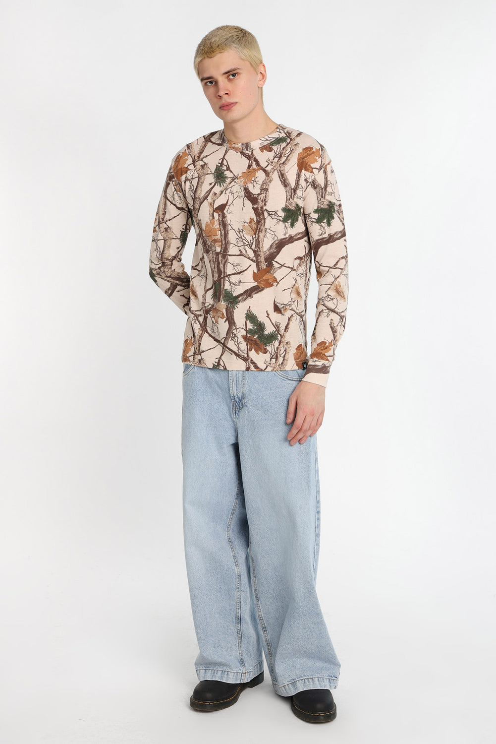 Zoo York Thermal Waffle Knit Long Sleeve Top Zoo York Thermal Waffle Knit Long Sleeve Top