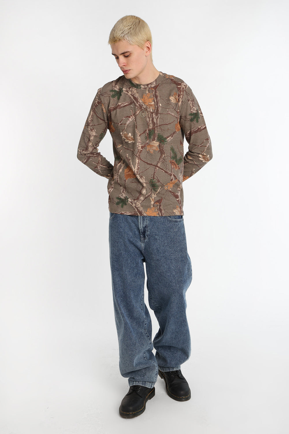 Zoo York Thermal Waffle Knit Long Sleeve Top Zoo York Thermal Waffle Knit Long Sleeve Top