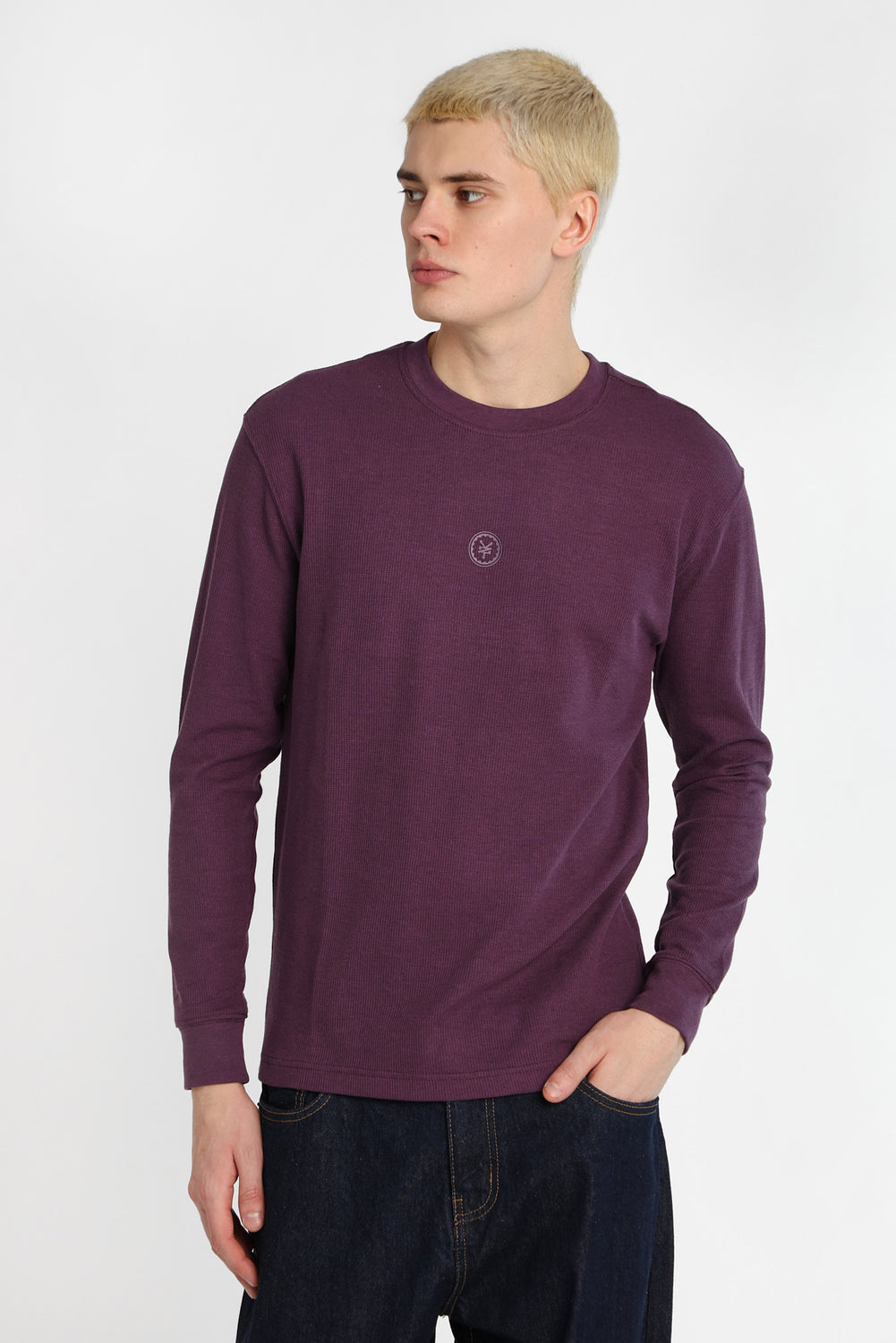 Zoo York Thermal Waffle Knit Long Sleeve Top Zoo York Thermal Waffle Knit Long Sleeve Top