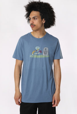 T-Shirt Imprimé Squidward Bob L'éponge Homme