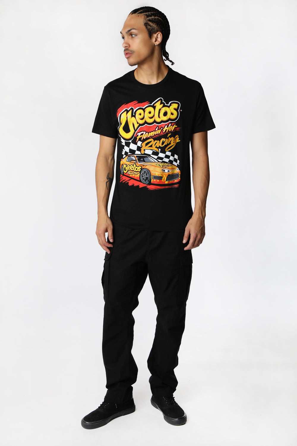 T-Shirt Imprimé Cheetos Flamin' Hot Racing Homme T-Shirt Imprimé Cheetos Flamin' Hot Racing Homme