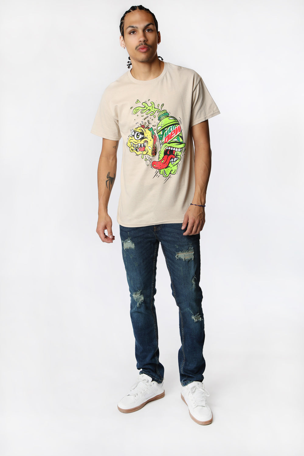 Mens Mtn Dew Graphic T-Shirt Mens Mtn Dew Graphic T-Shirt