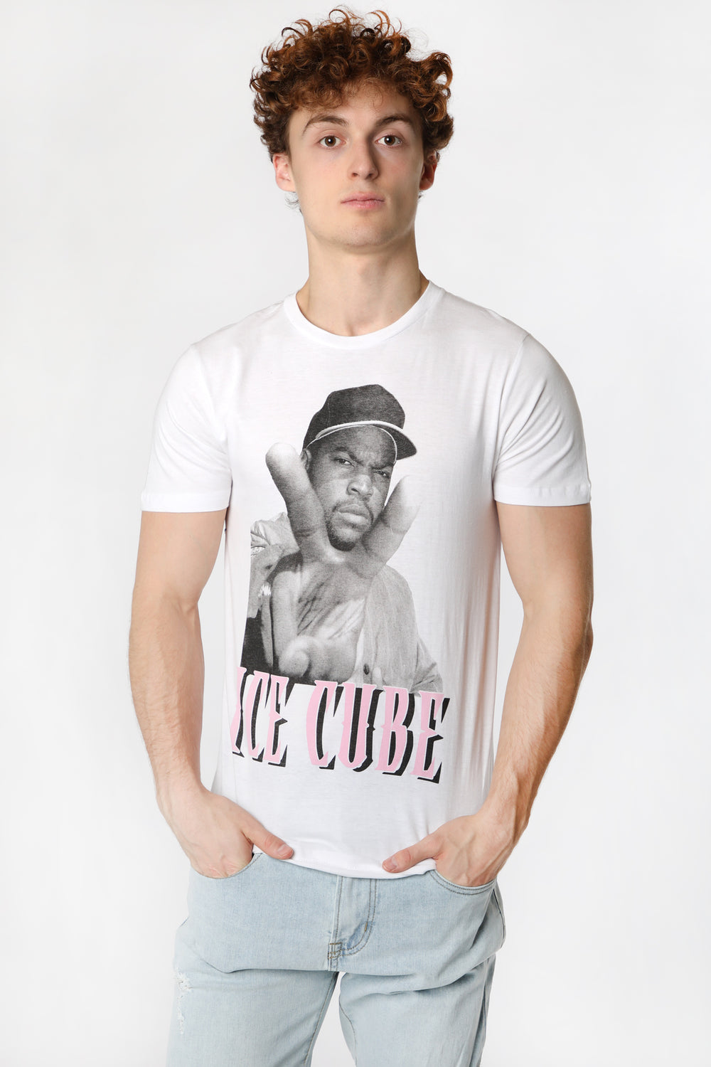T-Shirt Imprimé Ice Cube Homme T-Shirt Imprimé Ice Cube Homme