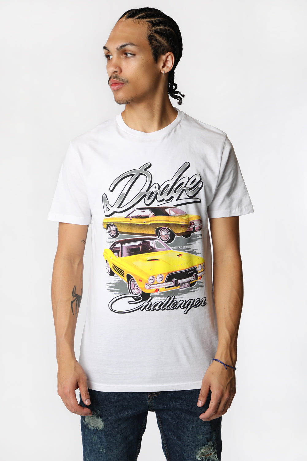 T-Shirt Imprimé Dodge Challenger Homme T-Shirt Imprimé Dodge Challenger Homme