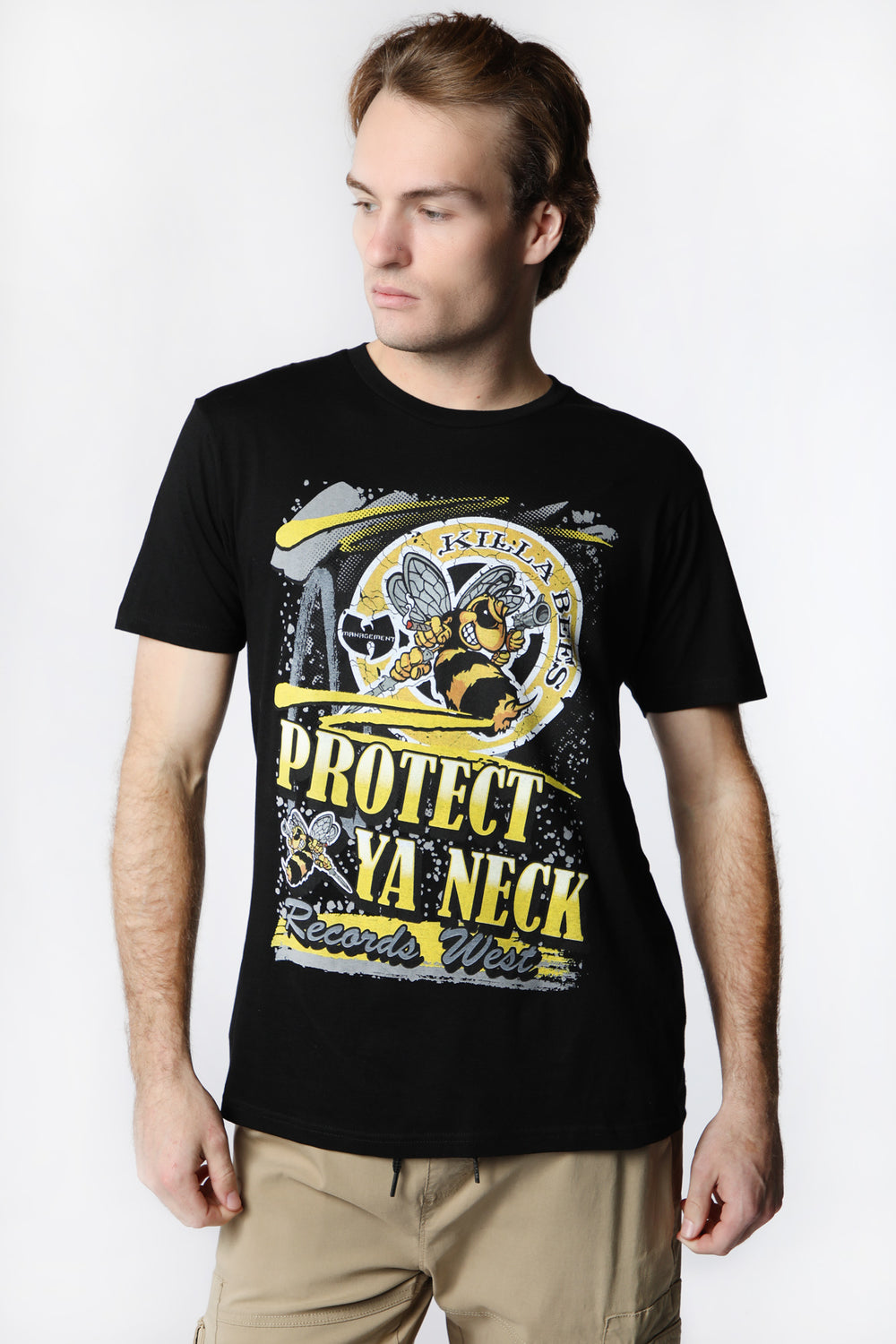 Mens Wu-Tang Clan Protect Ya Neck T-Shirt Mens Wu-Tang Clan Protect Ya Neck T-Shirt