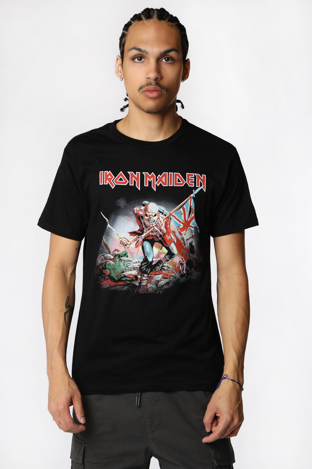 T-Shirt Imprimé Iron Maiden Army Homme T-Shirt Imprimé Iron Maiden Army Homme