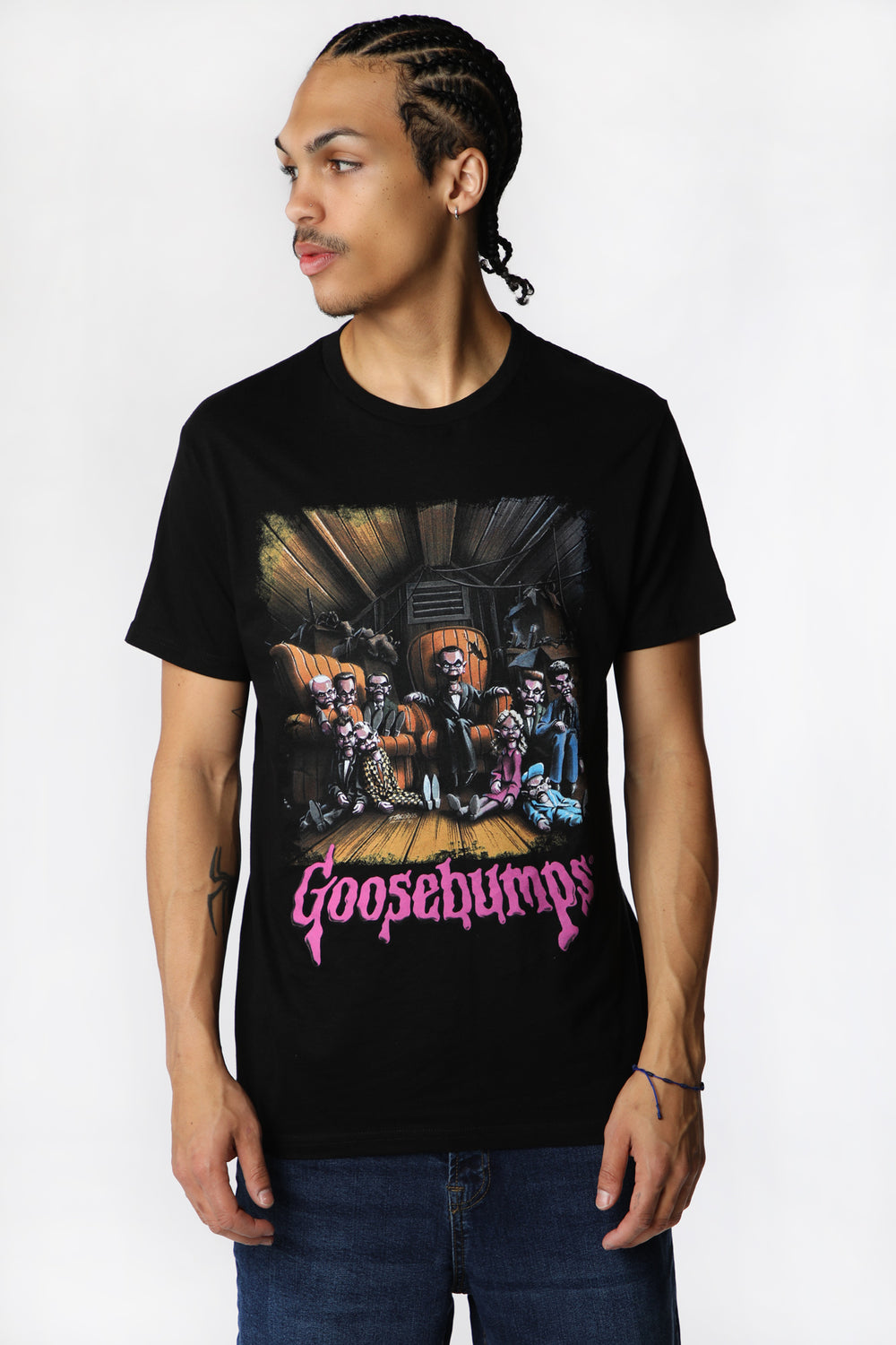 T-Shirt Imprimé Goosebumps Family Homme T-Shirt Imprimé Goosebumps Family Homme