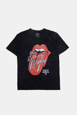 Mens The Rolling Stones Acid Wash T-Shirt