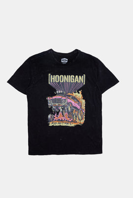 T-shirt délavé à l'acide imprimé Hoonigan homme