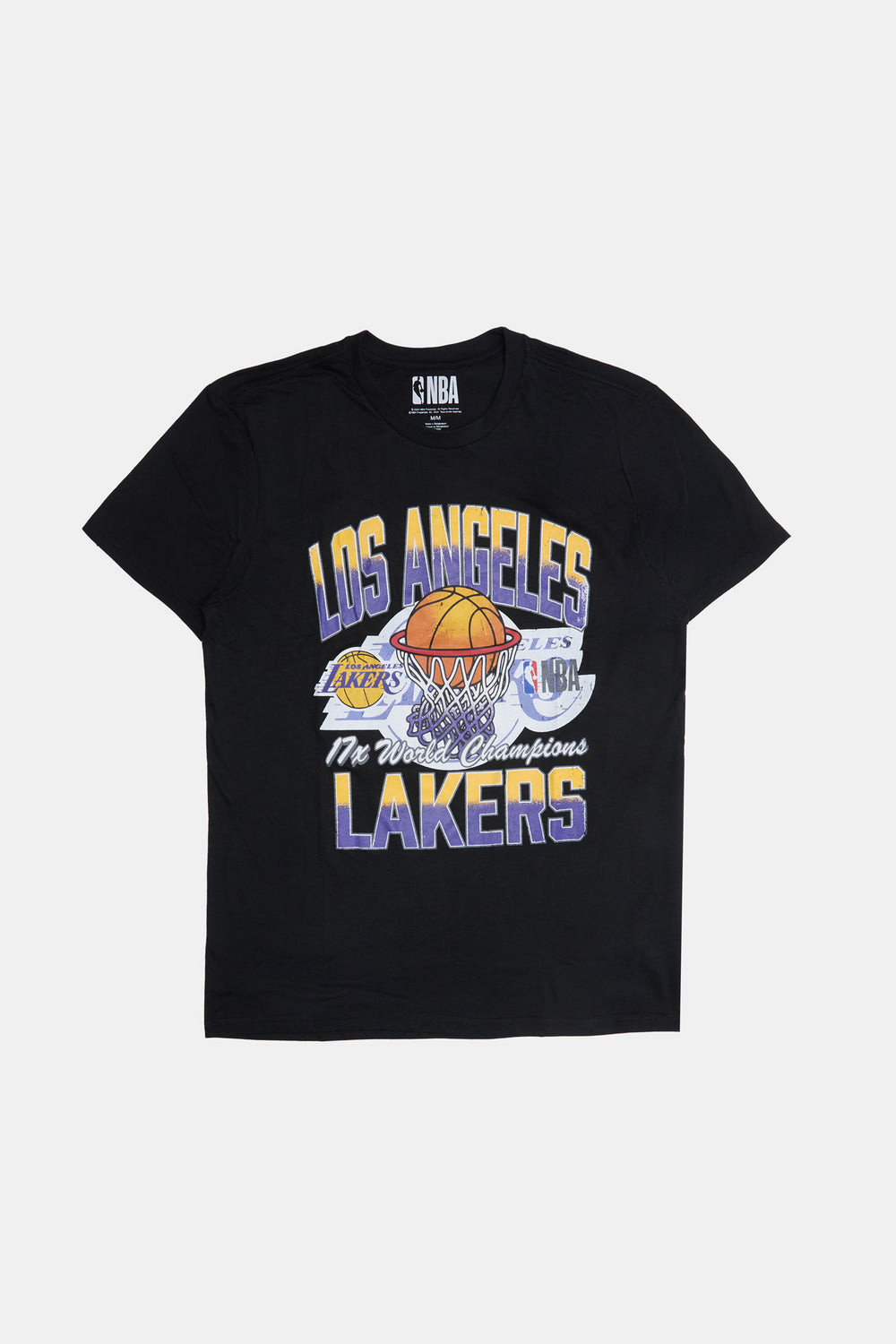 T-shirt imprimé LA Lakers homme T-shirt imprimé LA Lakers homme