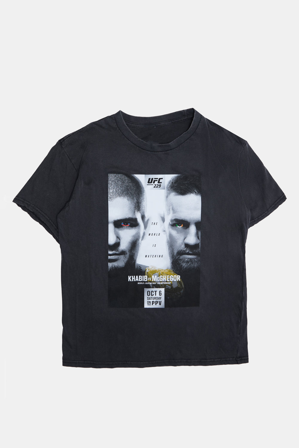 T-shirt délavé Khabib vs McGregor UFC homme T-shirt délavé Khabib vs McGregor UFC homme