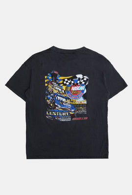 T-shirt délavé imprimé Nascar homme