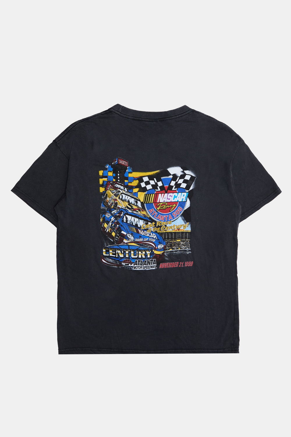 T-shirt délavé imprimé Nascar homme T-shirt délavé imprimé Nascar homme