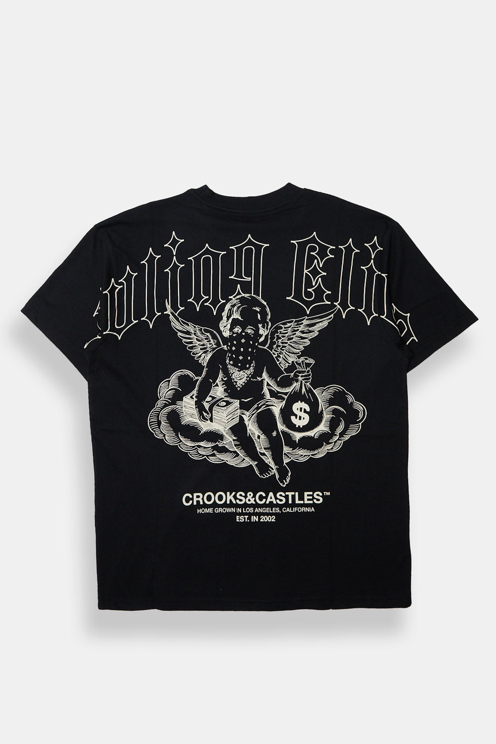 T-shirt imprimé Crooks & Castles Ruling Elite homme T-shirt imprimé Crooks & Castles Ruling Elite homme