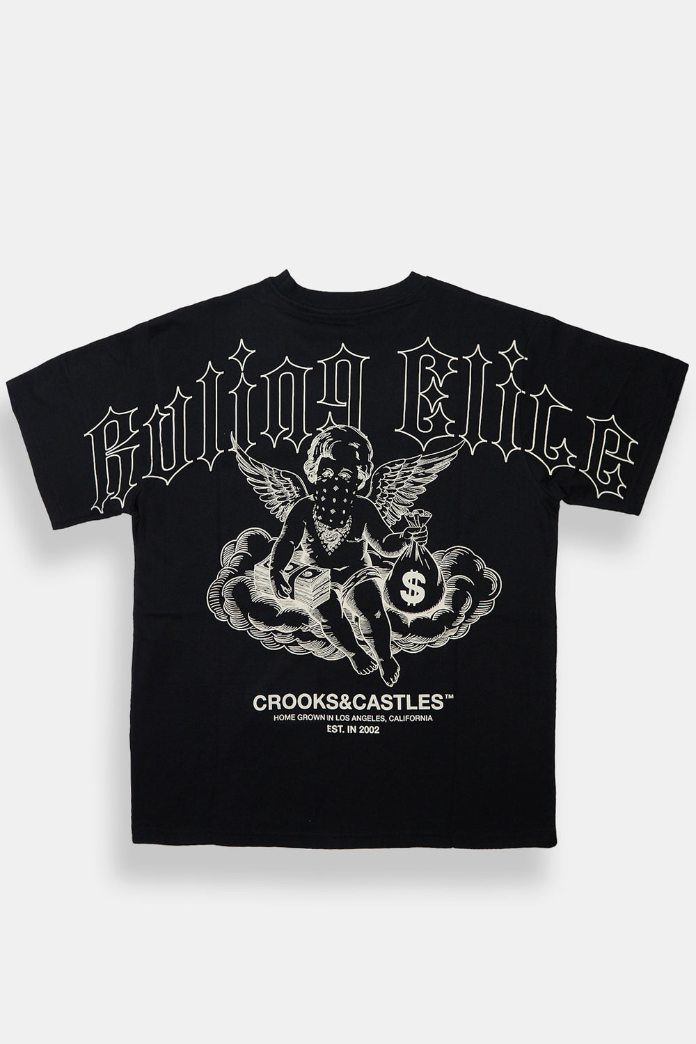 T-shirt imprimé Crooks & Castles Ruling Elite homme T-shirt imprimé Crooks & Castles Ruling Elite homme