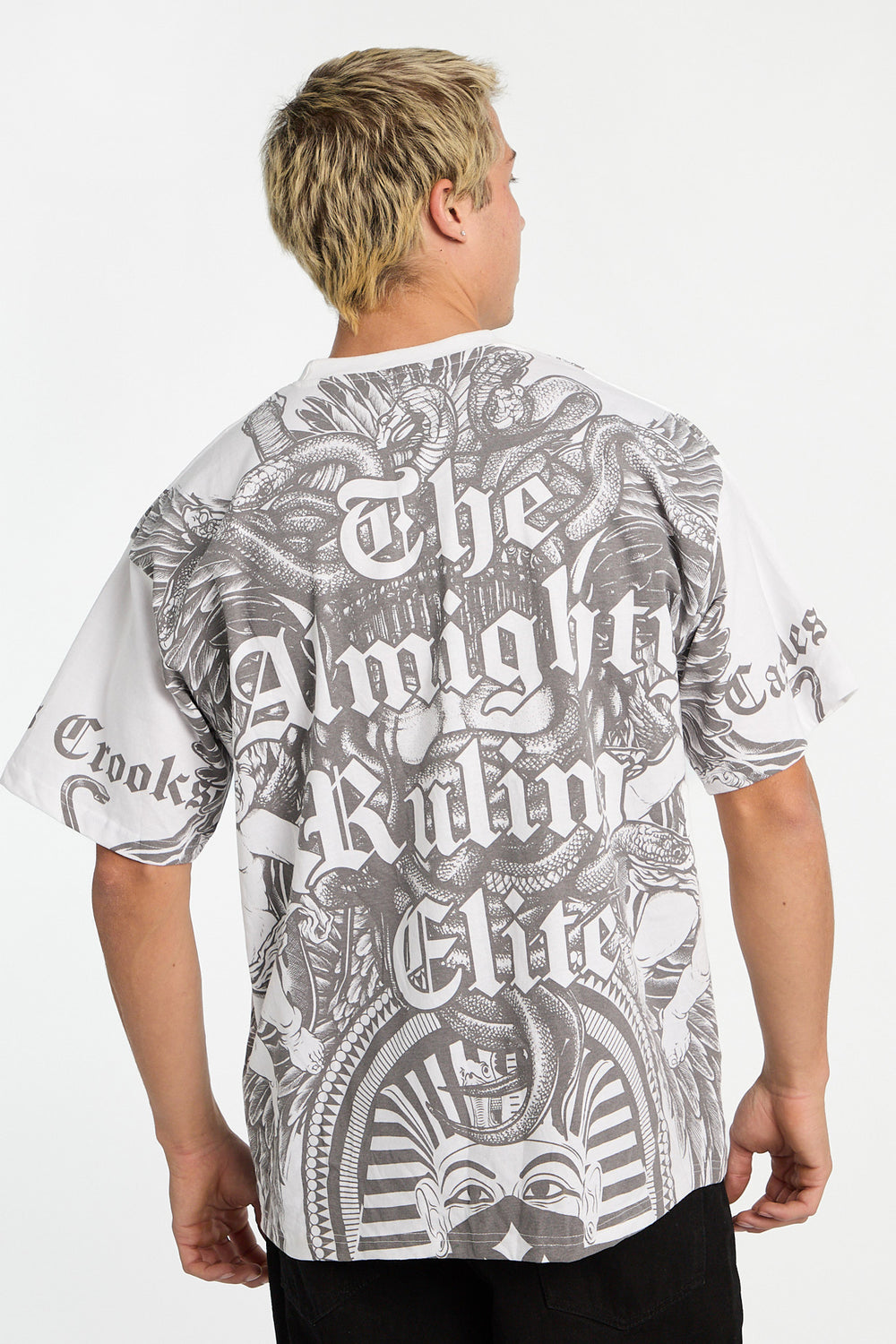 T-shirt imprimé Crooks & Castles The Almighty Elite homme T-shirt imprimé Crooks & Castles The Almighty Elite homme