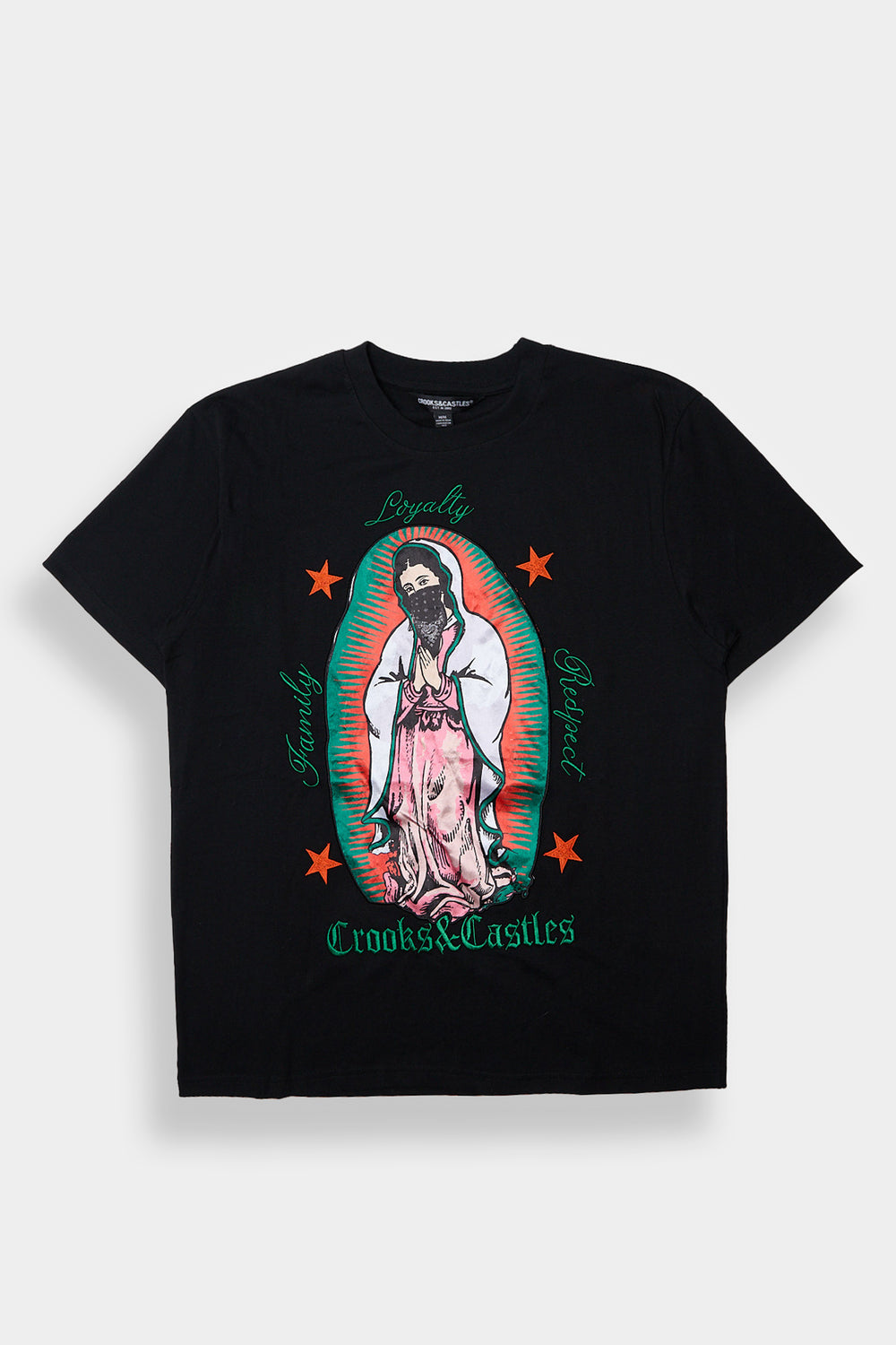 Mens Crooks & Castles Family Loyalty Respect Tee Mens Crooks & Castles Family Loyalty Respect Tee