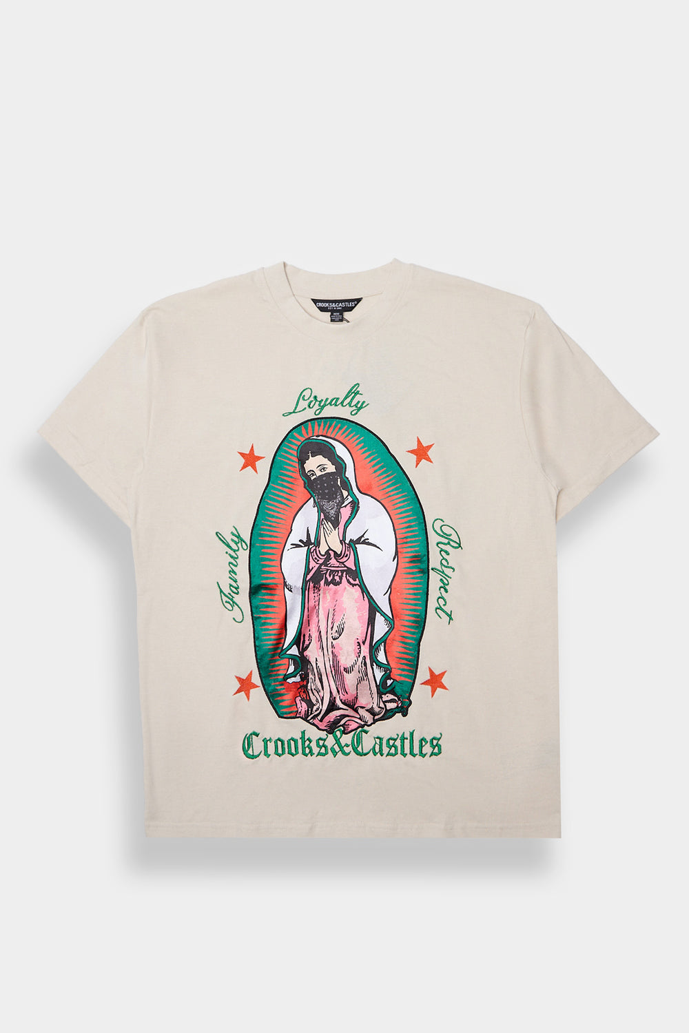 Mens Crooks & Castles Family Loyalty Respect Tee Mens Crooks & Castles Family Loyalty Respect Tee