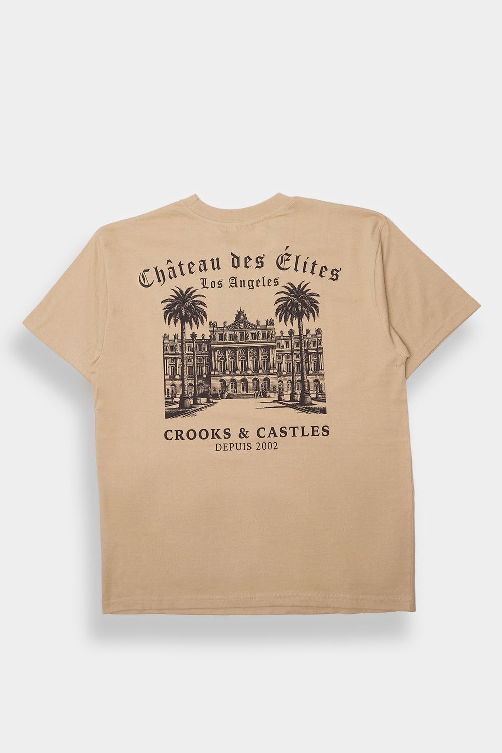 Mens Crooks & Castles Château des Élites Tee Mens Crooks & Castles Château des Élites Tee