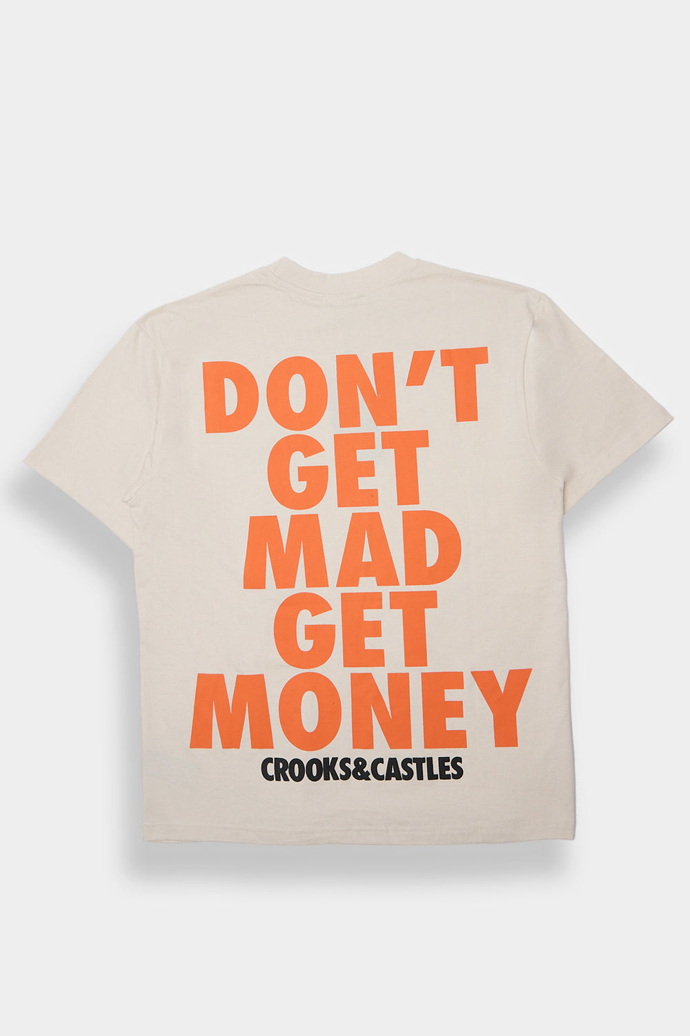 Mens Crooks & Castles Don't Get Mad Get Money Tee Mens Crooks & Castles Don't Get Mad Get Money Tee
