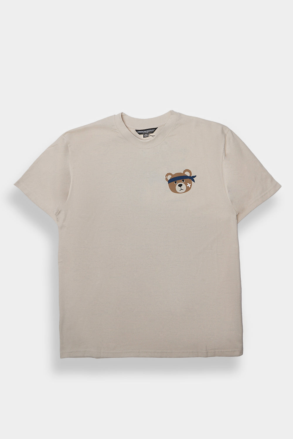 Mens Crooks & Castles Chenille Teddy Bear Tee Mens Crooks & Castles Chenille Teddy Bear Tee