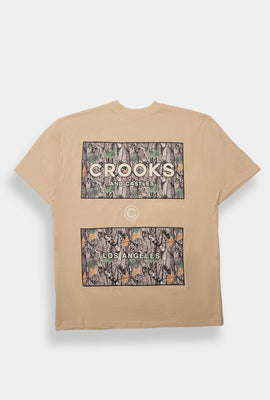 Mens Crooks & Castles Camo Tee